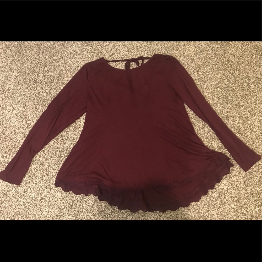 Maroon Xhiliration Blouse